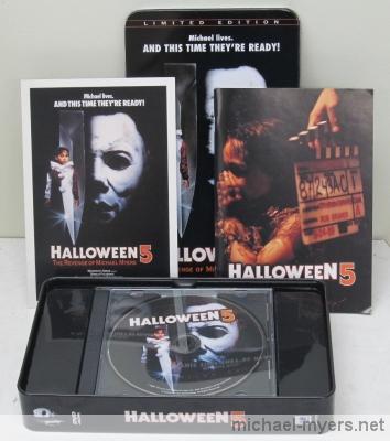 Halloween 4 and 5 DVDs